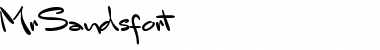 Download Mr Sandsfort Font Download Mr Sandsfort Font