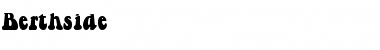 Download Berthside Font Download Berthside Font