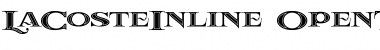 La Coste Inline Inline Font