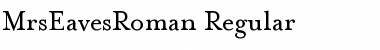 Download MrsEavesRoman Font