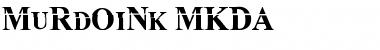 MuRdOiNk Cool Font