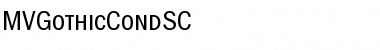 MVGothicCondSC Regular Font