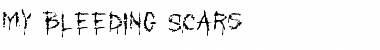 My Bleeding Scars Regular Font