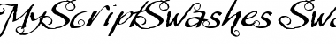 Download MyScriptSwashes Font Download MyScriptSwashes Font