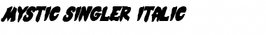 Mystic Singler Italic Font