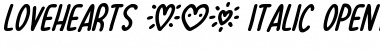 Lovehearts XYZ Font