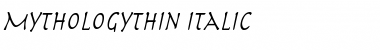 MythologyThin Italic Font