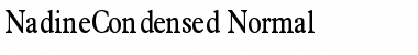 NadineCondensed Font