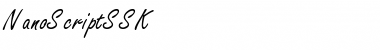 Download NanoScriptSSK Font