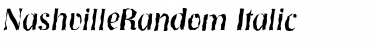 NashvilleRandom Italic Font