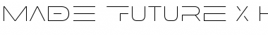 MADE Future X HEADER Thin Font