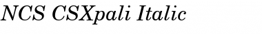 NCS CSXpali Font