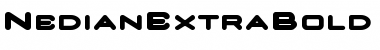 Nedian ExtraBold Font