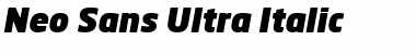 Neo Sans Ultra Italic
