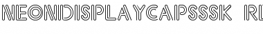NeonDisplayCapsSSK Regular Font