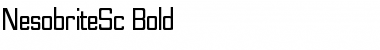 Nesobrite Semi-Condensed Bold Font