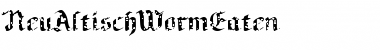 Download NeuAltischWormEaten Font