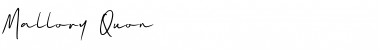 Download Mallory Quon Font Download Mallory Quon Font
