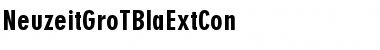 NeuzeitGroTBlaExtCon Regular Font