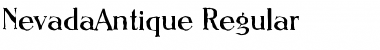 NevadaAntique Regular Font