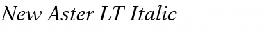 NewAster LT Italic Font