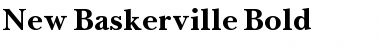New Baskerville Bold Font