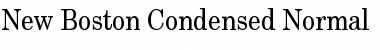 New Boston Condensed Font