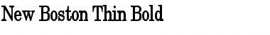 Download New Boston Thin Font