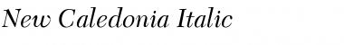 New Caledonia Italic Font