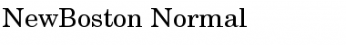 NewBoston Normal Font