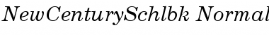 NewCenturySchlbk-Normal-Italic Regular Font