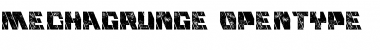 Mecha Grunge Font