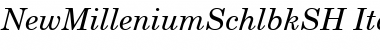 NewMilleniumSchlbkSH Italic