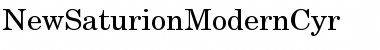 NewSaturionModernCyr Regular Font