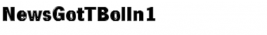 Download NewsGotTBolIn1 Font Download NewsGotTBolIn1 Font