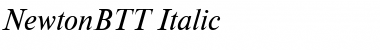 NewtonBTT Italic