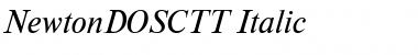 NewtonDOSCTT Italic