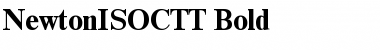 NewtonISOCTT Bold Font