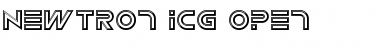 Newtron ICG Open Regular Font