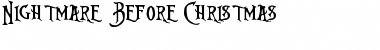 Download Nightmare Before Christmas Font