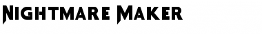 Nightmare Maker Regular Font