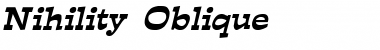 Nihility Font