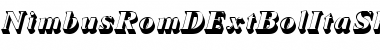 Download NimbusRomDExtBolItaSh1 Font Download NimbusRomDExtBolItaSh1 Font