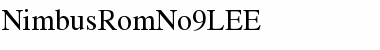 NimbusRomNo9LEE Regular Font