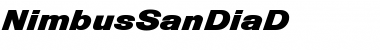 NimbusSanDiaD Regular Font