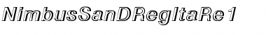 Download NimbusSanDRegItaRe1 Font Download NimbusSanDRegItaRe1 Font