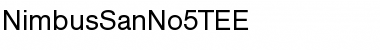 NimbusSanNo5TEE Regular Font