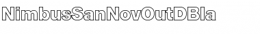 Download NimbusSanNovOutDBla Font Download NimbusSanNovOutDBla Font