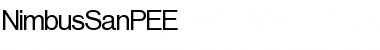 NimbusSanPEE Regular Font