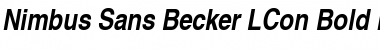 Nimbus Sans Becker LCon Font